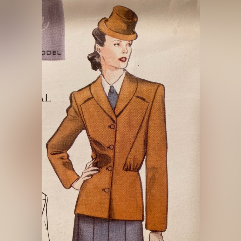 Vogue Couturier vintage reproduction 40’s sewing pattern